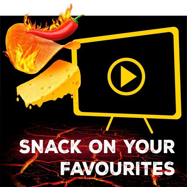 Pringles Hot Flamin' Cheese Sharing Crisps 160g