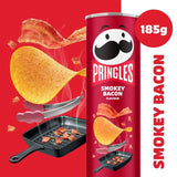 Pringles Smokey Bacon Flavour Sharing Crisps 185g