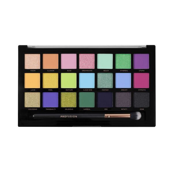 Profusion Cosmetics Dreamscape 21 Shade Palette & Brush