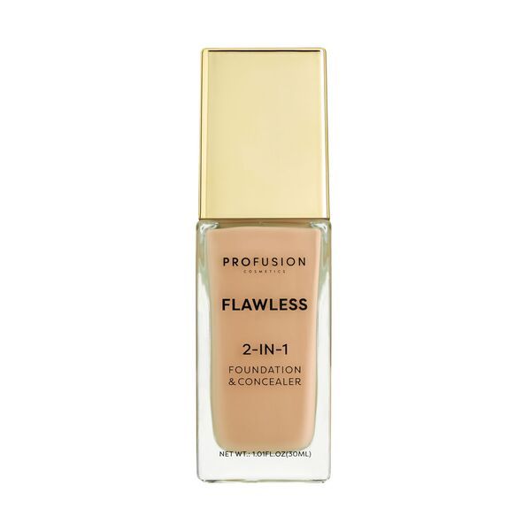 Profusion Cosmetics Flawless 2-IN-1 Foundation | Golden Tan Neutral Tan