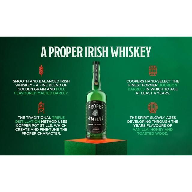 Proper Number Twelve Irish Whiskey 70cl