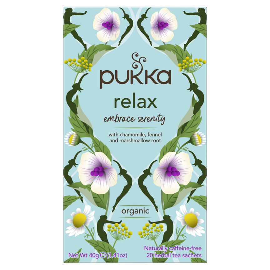 Pukka Relax 20 Organic Herbal Tea Bags