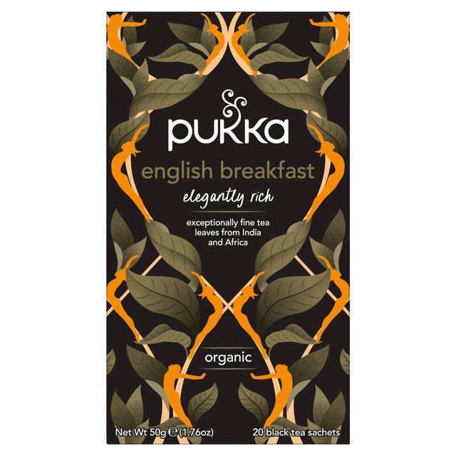 Pukka Tea Organic Elegant English Breakfast Tea Bags 20 per pack