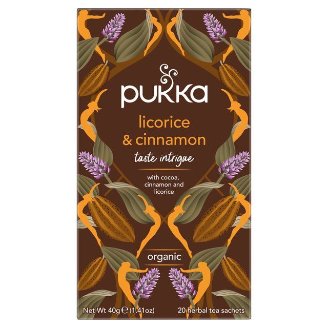 Pukka Tea Organic Licorice & Cinnamon Tea Bags 20 per pack