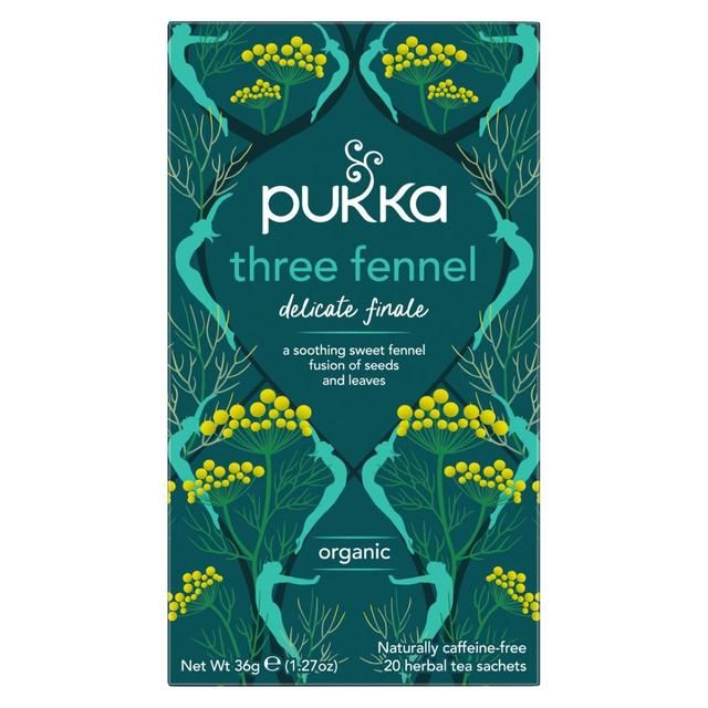 Pukka Tea Organic Three Fennel Tea Bags 20 per pack