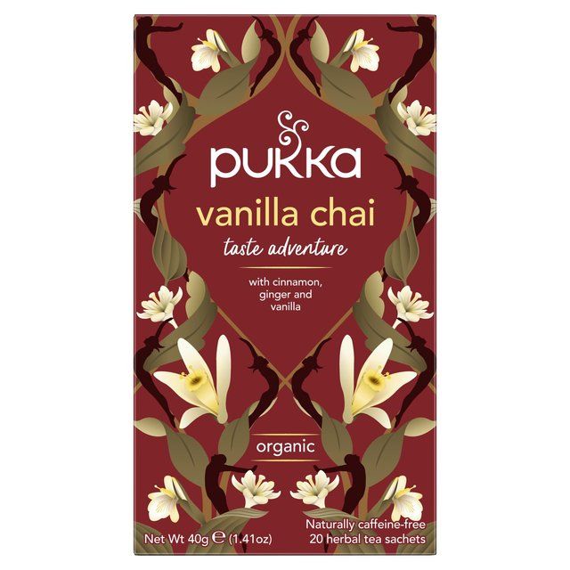 Pukka Tea Organic Vanilla Chai Tea Bags 20 per pack