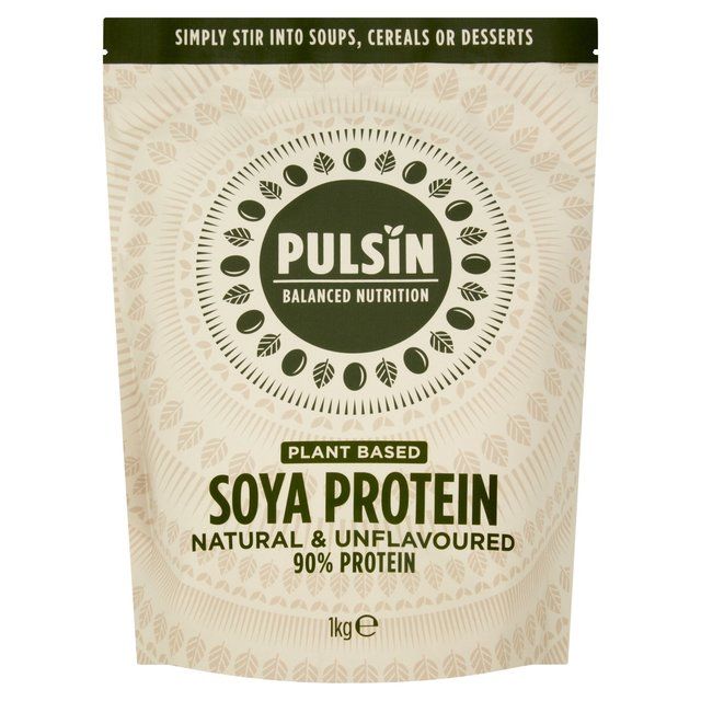 Pulsin Unflavoured Soya Protein Powder 1kg 1kg