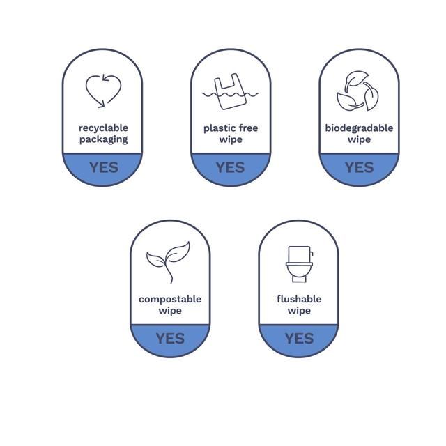 Pura Flushable Toilet Tissue Wipes Multipack 14 x 40 per pack