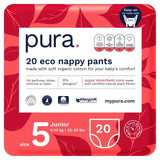 Pura High Performance Eco Nappy Pants Size 5 (9-14kg) 20 per pack