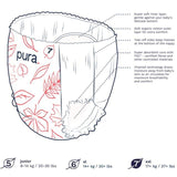Pura High Performance Eco Nappy Pants Size 7 (17+ kg) Mega Pack 6 x 16 per pack