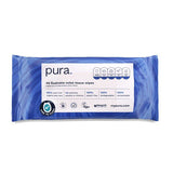 Pura Premium Flushable Moist Toilet Tissue Wipes, 40 Wipes