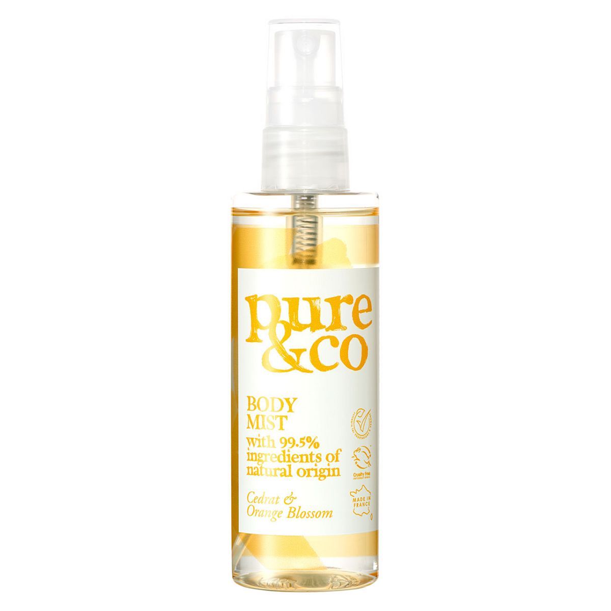 Pure & Co Cedrat and Orange Blossom body spray 100ml