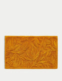 Pure Cotton Bamboo Leaf Bath Mat