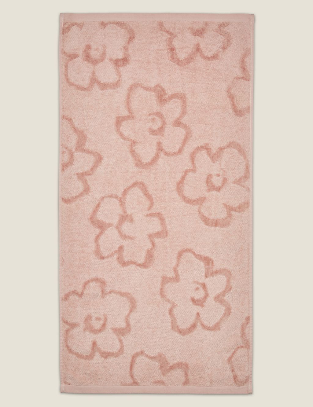 Pure Cotton Magnolia Textured Towel