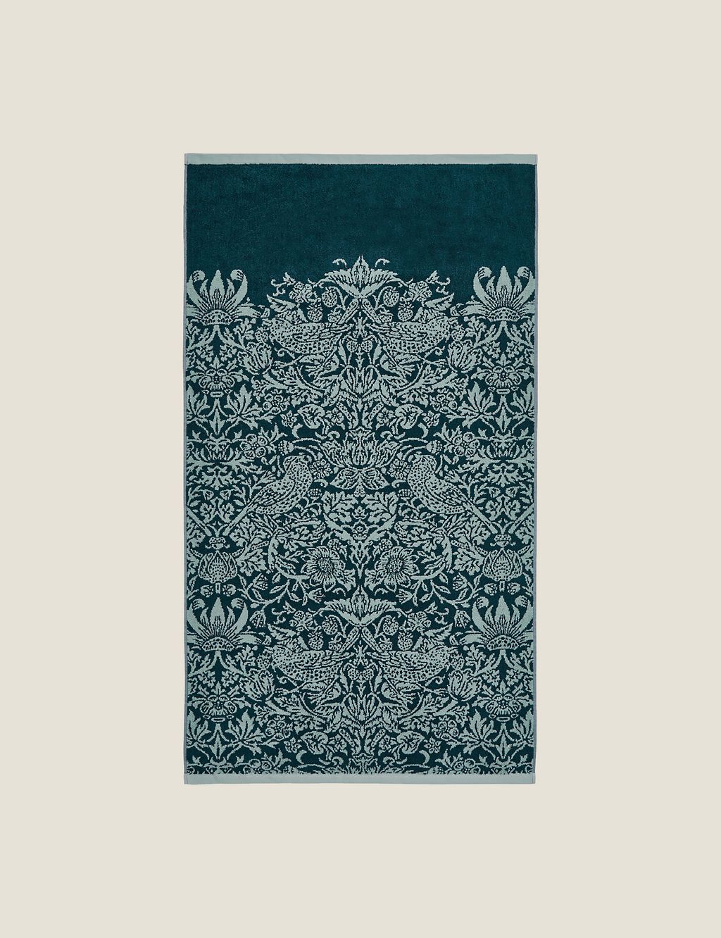 Pure Cotton Strawberry Thief Towel