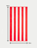 Pure Cotton Striped Sand Resistant Beach Towel