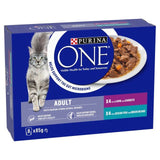 Purina One Mini Fillets Ocean Fish and Lamb Wet Cat Food 8 x 85g