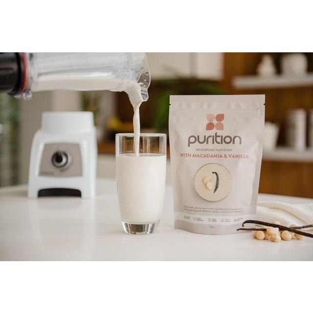 Purition Macadamia & Vanilla Wholefood Nutrition Powder 250g