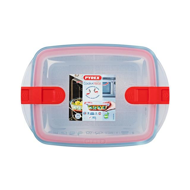 Pyrex Cook&Heat Dish & Lid 23cm