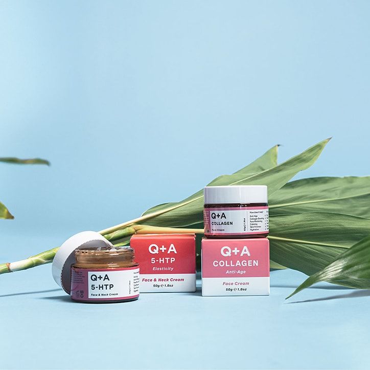 Q+A 5-HTP Face and Neck Cream - 50 g