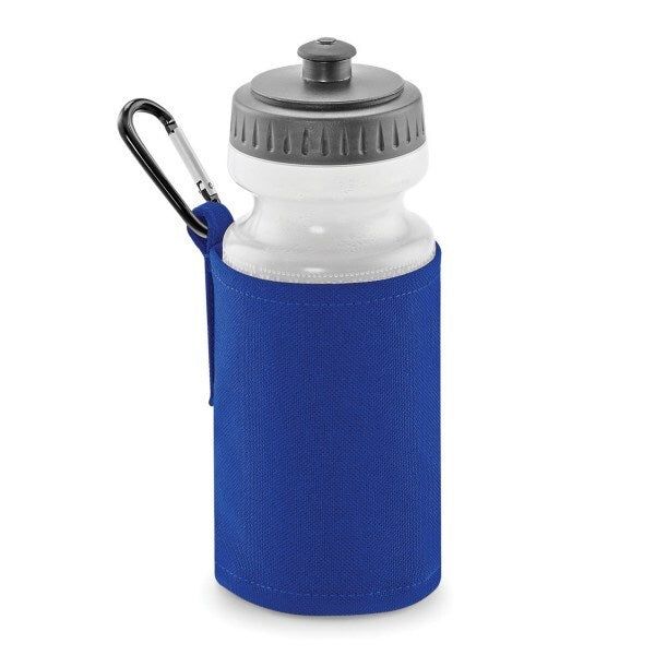 Quadra Water Bottle And Fabric Sleeve Holder Bright Royal