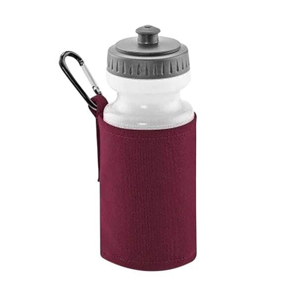 Quadra Water Bottle And Fabric Sleeve Holder (Pack of 2) Burgundy