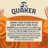 Quaker Heavenly Oats Caramel Fudge Porridge Cereal Pot 58g