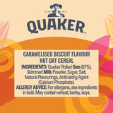 Quaker Oat So Simple Caramelised Biscuit Porridge Cereal Pot 57g