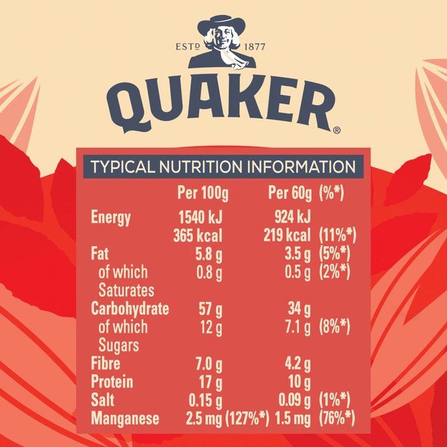 Quaker Oat So Simple Original Porridge Cereal Big Pot 60g