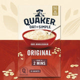 Quaker Oat So Simple Original Porridge Sachets Cereal 10 per pack