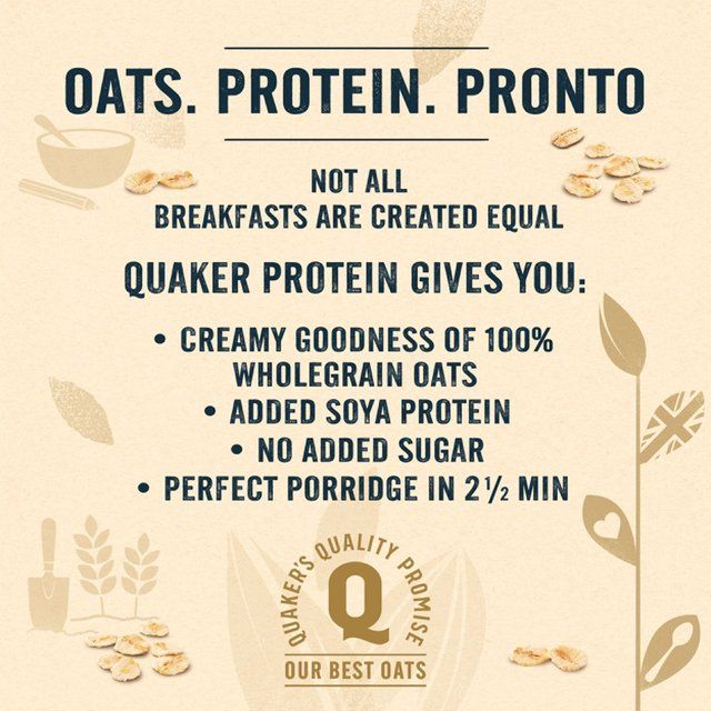 Quaker Oat So Simple Protein Golden Syrup Porridge Sachets Cereal 8 per pack