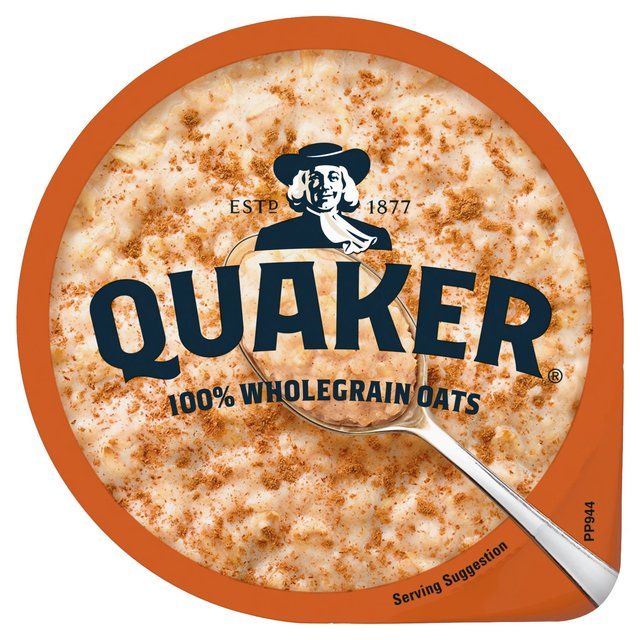 Quaker Oat So Simple Sweet Cinnamon Porridge Cereal Pot 57g