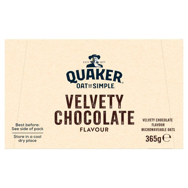 Quaker Oat So Simple Velvety Chocolate Porridge Cereal Sachets 10 per pack