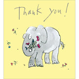 Quentin Blake Elephant Thank You Card Pack 8 per pack