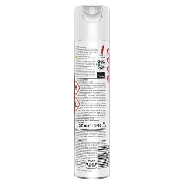 Raid Plant Based Crawling Insect Killer Aerosol Spray 300ml