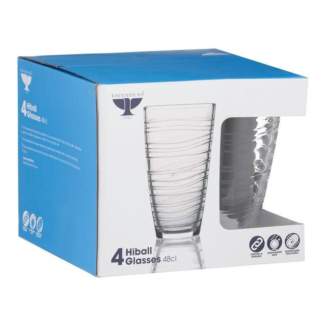 Ravenhead Essentials Swirl Super Hiballs 4 pack 4 per pack