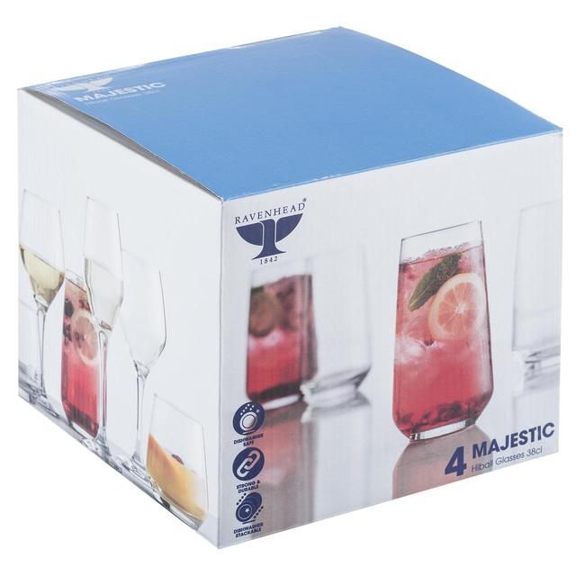 Ravenhead Majestic Hiball Glasses 4 per pack