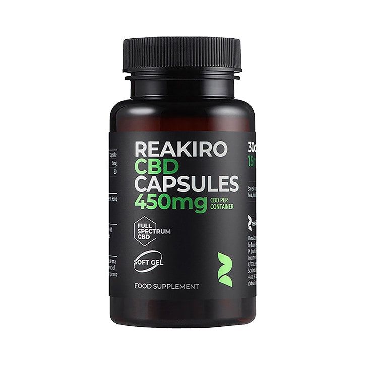 Reakiro CBD Gel 15mg 30 Capsules