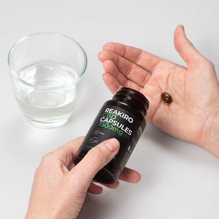 Reakiro CBD Gel 15mg 30 Capsules