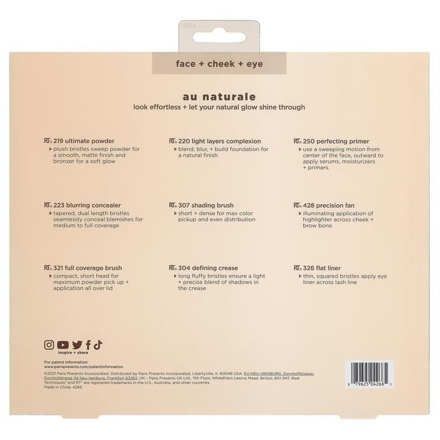 Real Techniques Au Naturale Makeup Brush Kit