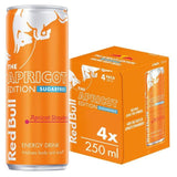 Red Bull Energy Drink Sugar Free Apricot Edition Apricot and Strawberry 4 x 250ml