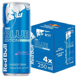 Red Bull Energy Drink Sugar Free Blue Edition Juneberry 4 x 250ml