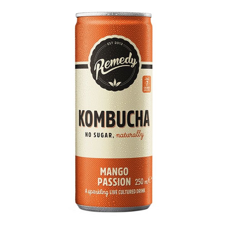 Remedy Kombucha Ginger Lemon 4 x 330ml