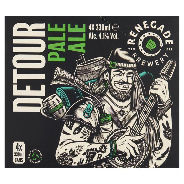 Renegade Detour Pale Ale   4 x 330ml