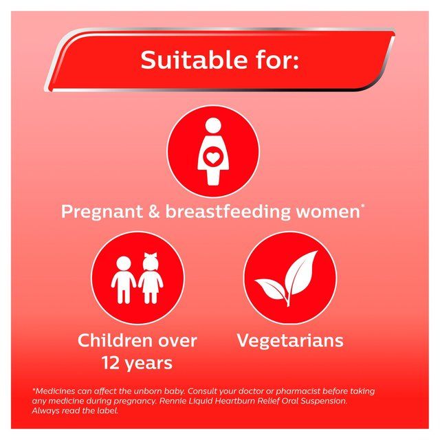 Rennie Liquid Heartburn Relief Oral Suspension 150ml