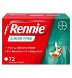 Rennie Sugar Free Flavour - 72 Chewable Tablets