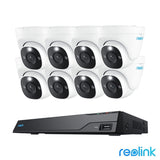 Reolink 8MP (4K) UHD NVR PoE AI 16 x channel / 8 x Dome camera Kit with 4TB HDD