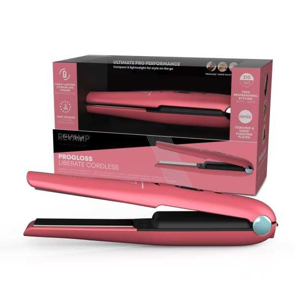 Revamp Progloss Cordless Compact Straightener - Pink Power