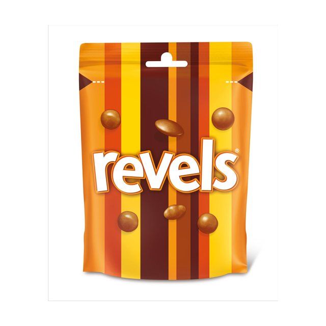 Revels Milk Chocolate with Raisins Coffee or Orange Bites Pouch Bag 112g
