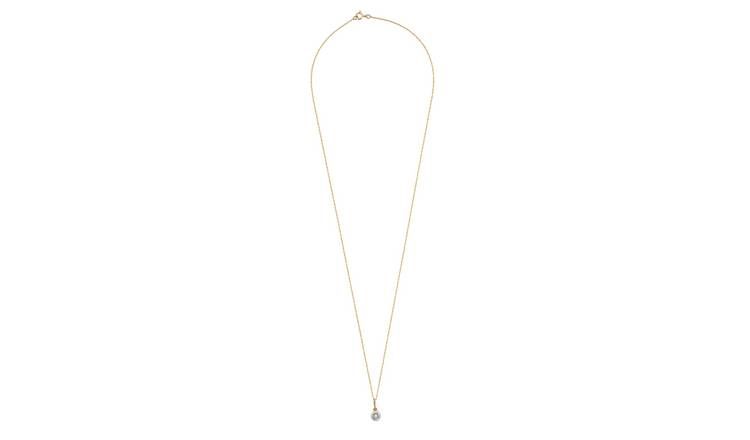 Revere 9ct Gold 0.15ct Diamond Earring and Pendant Set